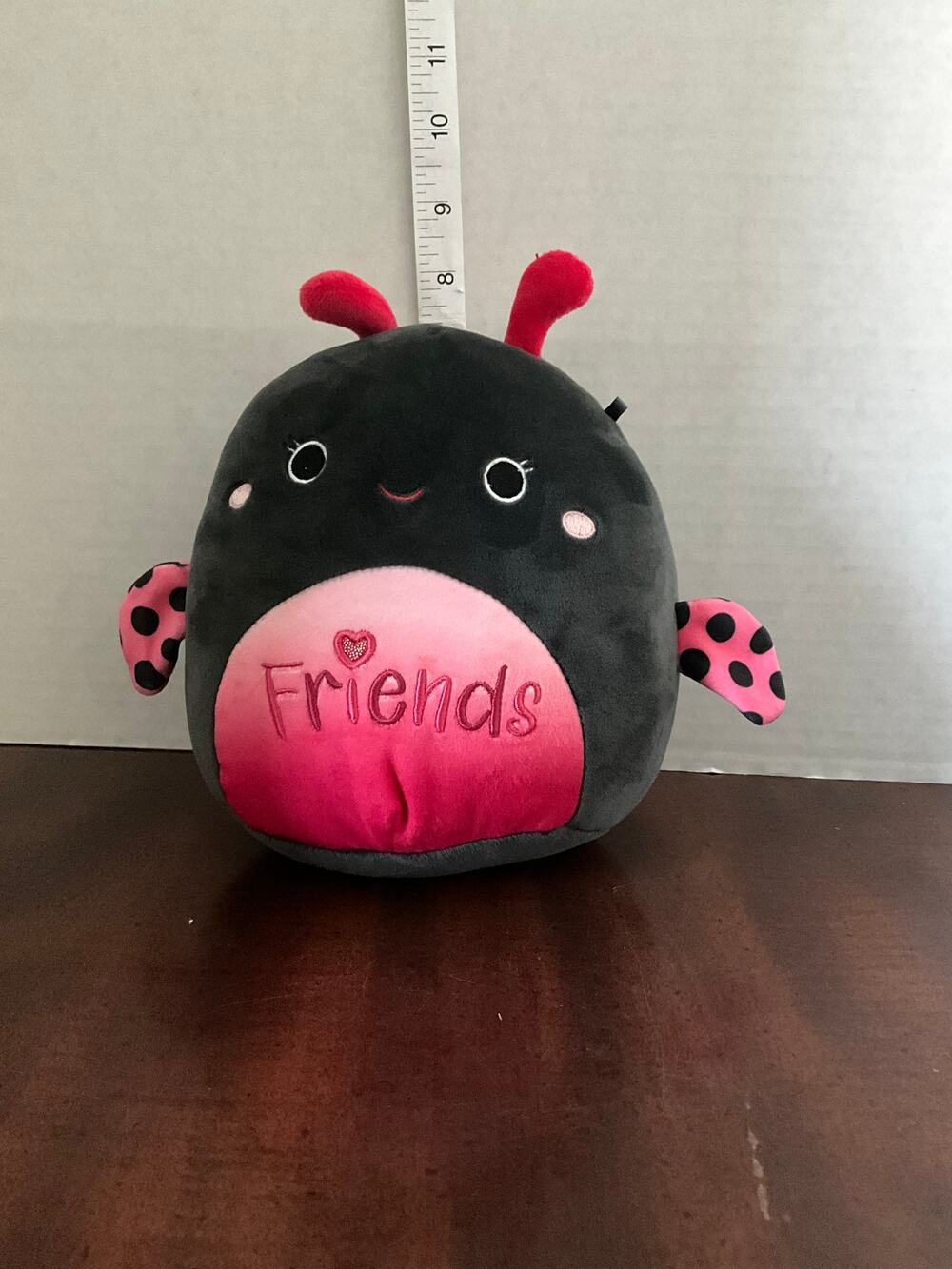 8" Original Squishmallows Ladee the Ladybug